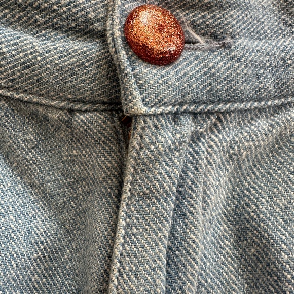 🇫🇷Des Petits Hauts Dedoardo light blue cotton shorts xs T0 - Picture 7 of 8